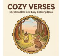 Cozy Verses: Christian Bold and Easy Coloring Book. Cute and Simple Faith-Based Designs for Kids, Teens, and Adults