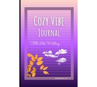 Cozy Vibe Journal - Fall Into Writing... with a Purple Gradient Cover: Wide Ruled Notebook for Notes and Journaling.