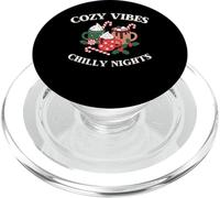 Cozy Vibes Chilly Nights Holiday Cocoa Art PopSockets PopGrip para MagSafe