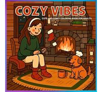 Cozy Vibes: Cute and Comfy Coloring Book For Adults (Cozy Vibes Coloring Book Series)
