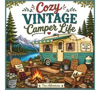 Cozy Vintage Camper Life Coloring Book: Bold & Easy Retro Camping Adventures, Rustic Campfires, Lakeside Getaways, Cozy Camper Interiors, Mountain ... Camping for Relaxation and Stress Relief
