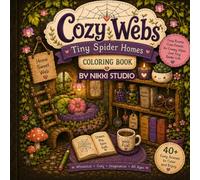 Cozy Webs: Tiny Spider Homes Coloring Book
