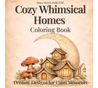 Cozy Whimsical Homes Coloring Book: Dreamy Fantasy Designs for Adults Stress Relief and Calm Moments (Cozy Series)