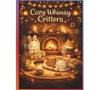 Cozy Whimsy Critters - Cute & Warm Coloring Book for Adults & Teens: Cute & Cozy Animal Scenes for Relaxation, Calm, and Creative Joy