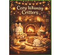Cozy Whimsy Critters - Cute & Warm Coloring Book for Adults & Teens: Cute & Cozy Animal Scenes for Relaxation, Calm, and Creative Joy