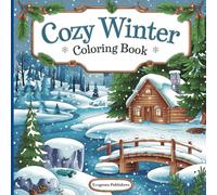 Cozy Winter Coloring Book for Adults: 82 Pages of Relaxing Winter Scenes and Festive Designs to Color: 8.5 x 8.5 Inches | Stress-Relieving Cozy Winter ... Cheer for a Calming Coloring Experience