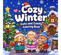 Cozy Winter: Cute and Comfy Coloring Book: 50 Bold and Easy Coloring Pages