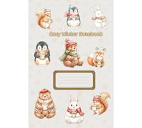 Cozy Winter Notebook: Cute Animal Writing Journal | Snowy Christmas Gift for Boys & Girls | Fun School & Holiday Notebook