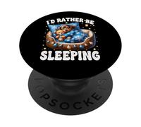 Cozy Winter Sleep Wiener Dog For Women Men with Dachshund PopSockets PopGrip Adhesivo