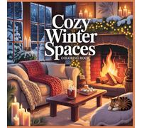 Cozy Winter Spaces Coloring Book: Warm Winter Homes, Festive Interiors, and Hygge Holiday Scenes to Color (Winter Cozy Moments Coloring Series)