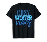 Cozy Winter Vibes Xmas Funny Snow Hombres Mujeres Niños Niñas Vibe Camiseta