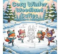 Cozy Winter Woodland Cuties Wordsearch Coloring Book: Coloring Puzzle Book for Adults, Teens and Kids (Cozy Woodland Cuties)