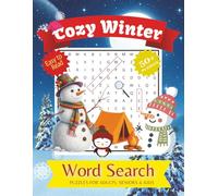 Cozy Winter Word Search Book: Word Searches with Easy to Read Print about Winter, Cozy Weather and More | Kids Activity Learning Book | 8.5x11 inches, ... Gift for Vacations, Holidays and Free Times