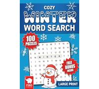 Cozy Winter Word Search for Adults Large Print: Holiday Christmas Word Search Collection | Cozy Brain-Boosting Activities for Seniors & Peaceful Quiet-Time Fun (Little Elephant Series)