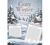 Cozy Winter Word Search for Adults: Relaxing Seasonal Puzzles for Stress Relief, Mindfulness, and Mental Focus