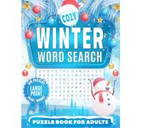 Cozy Winter Word Search: Puzzle Book For Adults (Amazing Activity Books Collection)