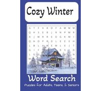 Cozy Winter Word Search Puzzle for Seniors, Adults, and Teens:: Word Searches with Easy to Read Print about Cozy Winter, Winter Season, Christmas ... Stocking Stuffer, Gift for Christmas