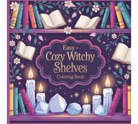 Cozy Witch Shelves Coloring book
