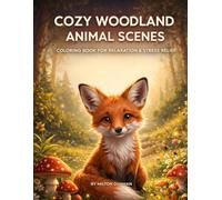 Cozy Woodland Animal Scenes Coloring Book: Cute Forest Animals for Relaxation, Stress Relief, and Mindfulness: Bold and Easy Designs Featuring Foxes, ... Peaceful Nature Scenes for Adults and Kids