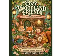 Cozy Woodland Friends: A Cozy Coloring Book for Adults & Teens