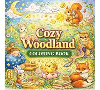 Cozy Woodland: Intricate Fantasy Art for Stress Relief and Anxiety Relief