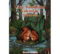 Cozy Woodland Valentine Coloring Book: A Relaxing Adult Coloring Book of Romantic Forest Animals, Rainy Days, and Cozy Shelters