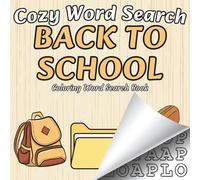 Cozy Word Search: Back-to-School Coloring Word Search Book (Color and Word Search)