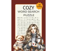 Cozy Word Search Puzzle Book: Relaxing Autumn Word Search Puzzles for a Cozy Night In for Adults an d Teens | Easy to Read | 6x9 Inches | 120 Pages 50+ Puzzles