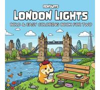 Cozy World: London Lights: Coloring Book for Adults and Teens Featuring Cute London Scenes, Cozy Tea Time, Big Ben, Red Buses and Charming Animals for ... Relief (Cozy World | Bold & Easy Coloring)