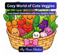 Cozy World of Cute Veggies: Cute Kawaii Vegetables with Fun Healthy Facts