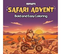 Cozy World: Safari Adventure: A Kawaii Coloring Book of Cute Animal Explorers, Desert Camps & Dino Digs - Bold Line Art for Kids, Teens & Adults (Cozy World | Bold & Easy Coloring)