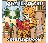 Cozy Zebra Coloring Book: Cute Anthropomorphic Zebra Home Life for Kids and Adults