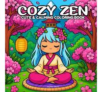 Cozy Zen: Coloring Book for Adults and Teens Featuring Cute Serene Scenes of Girly Tranquility and Mandalas for Relaxation