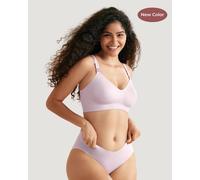 CozyAura - Sujetador de lactancia ultrasuave y sin costuras - YN21 | Color: Lavanda brumosa | Talla: 3XL