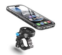 Cozycase 1s 1-Clic Impermeable Soporte Movil Bici Moto para iPhone 16e/17e | Antirrobo Antivibracion, Funda Porta Telefono Bicicleta Mota Manillar Carretera Montaña Btt Mtb Scooter, Bike Phone Holder