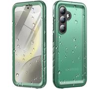 Cozycase Funda Verde para Samsung Galaxy S24 Anti Golpes Polvo Impermeable Estanca Original Rigida Hermetica A Prueba de Golpes Polvo Agua Doble Cara 360 S 24 Case con Protector de Pantalla y Camara