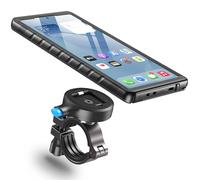 Cozycase Soporte Movil Bicicleta Moto para Samsung Galaxy S25 Ultra - Impermeable Antivibracion Suporte Telefono Manillar MTB/Btt/Scooter/Patinete/Bici Electrica/Metal S 25 Ultra Bike Phone Holder