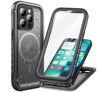 Cozycase Top Funda Magnética Militar para iPhone 13 Pro MAX Compatible con Magsafe 360 Antigolpes IP68 Impermeable Resistente Carcasa Antipolvo Acuatica Sumergible Agua Doble Waterproof i Phone Case