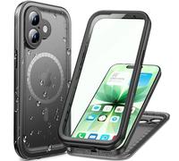 Cozycase Top Funda Magnética Militar para iPhone 17 Compatible con Magsafe 360 Antigolpes IP68 Impermeable Resistente Carcasa Antipolvo Acuatica Sumergible Agua Doble Waterproof i Phone 17 Case