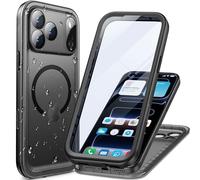 Cozycase Top Funda Magnética Militar para iPhone 17 Pro MAX Compatible con Magsafe 360 Antigolpes IP68 Impermeable Resistente Carcasa Antipolvo Acuatica Sumergible Agua Doble Waterproof i Phone Case
