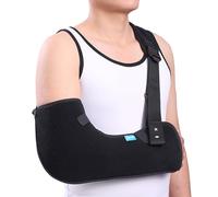 Cozyhealth Soporte de brazo para lesión de hombro, inmovilizador, manguito rotador para dormir, cómodo brazo médico para lesiones de hombro, brazo izquierdo y derecho para hombres y mujeres (grande)