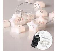 CozyHome Guirnalda luces interior estrellas para niños - 6 metros & 20 LED blanco cálido I Con enchufe I Luces decorativas habitacion I Fairy lights decoracion Luz led hadas Luzes I Luces led pequeñas