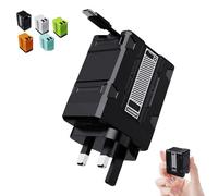 Cozyhubz Charger, 2025 New 2-in-1 Compatible Fast Charger 120w, Retractable Scalable Super Fast Chargers Module, for Phone, Tablet, Laptops (Black)