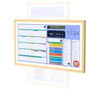 Cozyla Calendario digital de 32 pulgadas, pantalla táctil de pared, sincroniza todas las aplicaciones de tabletas Android, lista de tareas, bloc de notas, calendario electrónico inteligente de pared