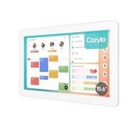 Cozyla Calendario Plus 2: Calendario digital de 15,6 pulgadas con Google Play Store, tablero personalizable, asistente de voz, pantalla táctil, sincronización de calendario en tiempo real, sistema de