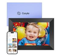 Cozyla - Marco de Fotos Digital WiFi de 10.1 Pulgadas, Almacenamiento Ilimitado Gratuito Mejorado por IA, rotación automática, Compartir Fotos y Videos a través de Aplicaciones Desde el teléfono,