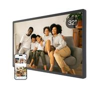Cozyla Marco: marco de fotos digital de 32 pulgadas con pantalla grande, marco de fotos electrónico WiFi con almacenamiento ilimitado y sin suscripción, pantalla mate antirreflejos, compartir a través