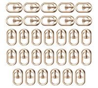 Cozylkx 30 Unids/lote De Hebillas De Correa De Metal, Mini Hebillas De 8mm, Hebillas De Una Sola Punta Para Zapatos, Bolsos, Calzado, Artesanías De Cuero