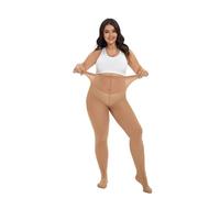 CozyWow Medias elásticas para mujer, semiopacas, tallas extra XL-XXL, Color De La Piel (80D), XL