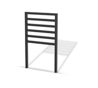 Cozze® Back Grid 52 para Cocinas de Exterior - Panel Trasero Compacto para Colgar Accesorios, Compatible con Elements, Aluminio con Recubrimiento en Polvo, Negro Mate, Carga máx. 30 kg